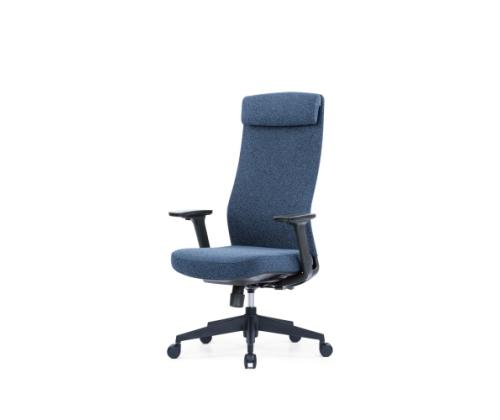 Up Up Ankara ergonomic office chair Black, Blue fabric