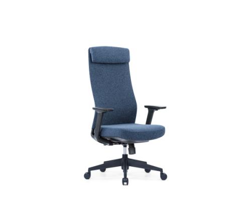 Up Up Ankara ergonomic office chair Black, Blue fabric