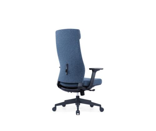 Up Up Ankara ergonomic office chair Black, Blue fabric