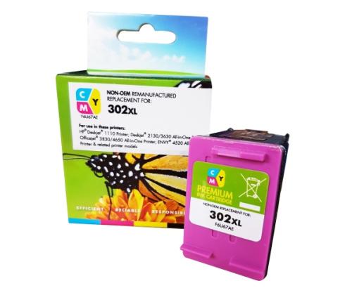 Compatible Static-Control Hewlett-Packard 302XL (F6U67AE) Color, 330 p.