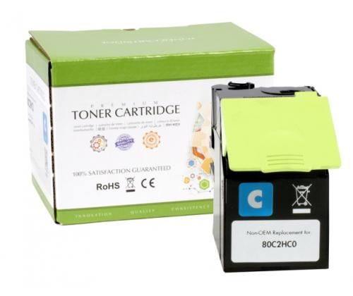 Compatible Static-Control Lexmark 802HC (80C2HC0), Cyan, 3000 p.