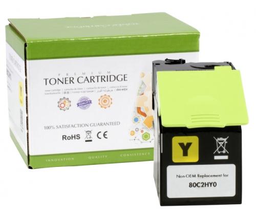 Compatible Static-Control Lexmark 802HY (80C2HY0), Yellow, 3000 p.