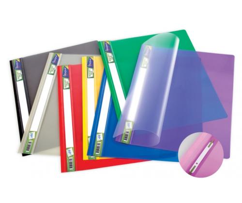 Folder with transparent cover Forpus Premium, A4 +, purple