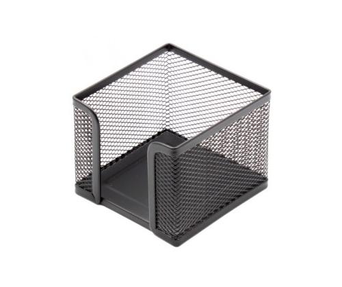Note paper box Forpus , 9.5x9.5cm, black, perforated metal 1005-008