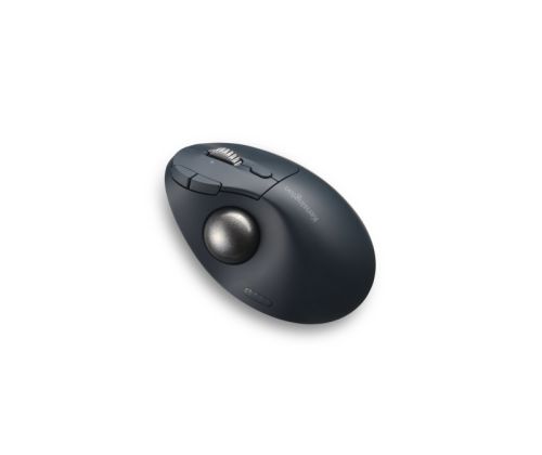 Kensington ProFit Ergo TB550 Trackball Wireless Mouse, RF Wireless + Bluetooth, 1600 DPI, Black/Grey