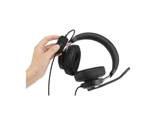 Kensington H2000 Wired Headset USB-C, Black
