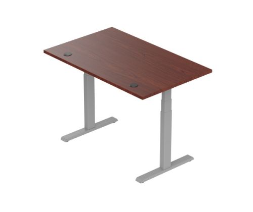 Adjustable Height Table Up Up Thor Gray, Table top M Dark Walnut