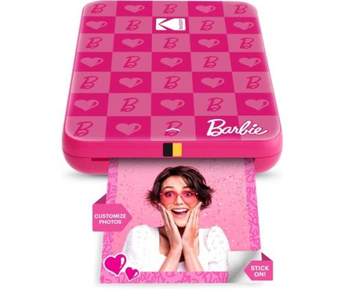 Barbie x Kodak STEP Slim Instant Mobile Photo printer Colour ZINK 2x3'' 1ppm, Bluetooth, Pink