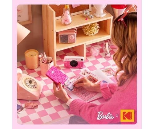 Barbie x Kodak STEP Slim Instant Mobile Photo printer Colour ZINK 2x3'' 1ppm, Bluetooth, Pink