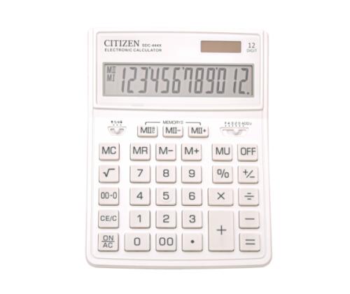CITIZEN Desktop Calculator SDC-444XRWHE, white