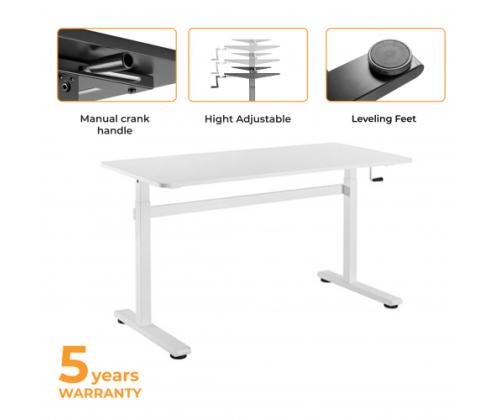 Reguleeritav laud UP UP Loki, valge