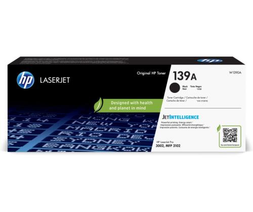 HP 139A (W1390A) toner cartridge, Black (1500 pages)