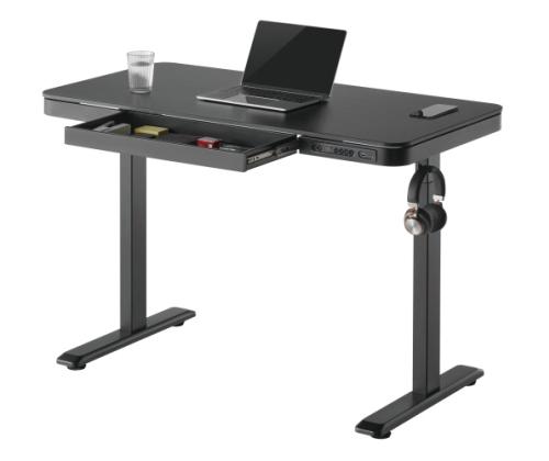 Adjustable Height Table Up Up Balder II Black