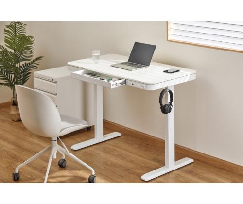 Adjustable Height Table Up Up Balder II White