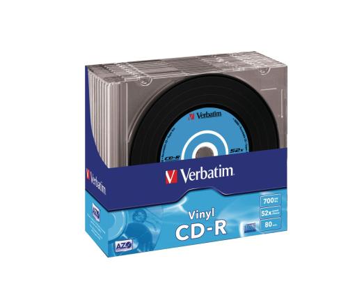CD-R 700MB 52x Verbatim AZO 10tk pakis