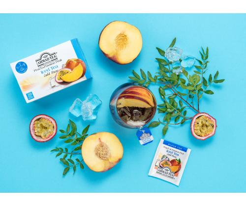 Jäätee must tee AHMAD, Peach & Passion 20tk ümbrikus