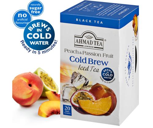 Jäätee must tee AHMAD, Peach & Passion 20tk ümbrikus