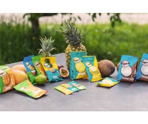 Kuivatatud ananassi-passioni batoon TROPICKS, 20g