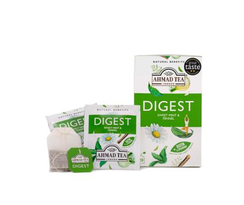 Taimetee AHMAD Digest magus piparmünt ja apteegitill 20tk ümbrikus