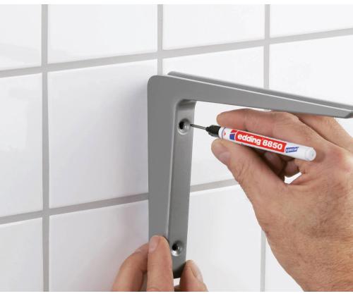 Ehitusmarker pika peene otsaga EDDING 8850 0.7-1mm must permanentne