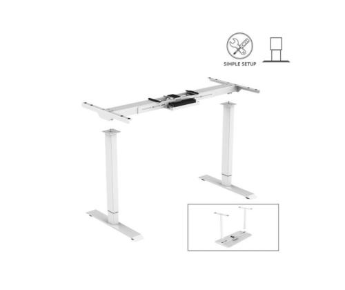 Elektriline töölauaraam LOCTEK 2-teleskoobine 1-mootoriga hall