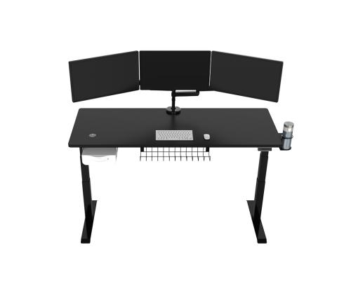 Elektriline töölauaraam LOCTEK 3-teleskoobine 2-mootoriga must