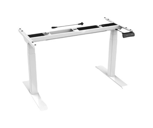 Elektriline töölauaraam LOCTEK 3-teleskoobine 2-mootoriga valge