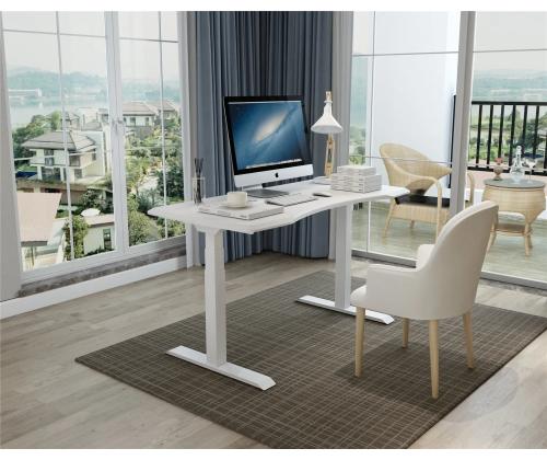 Elektriline töölauaraam LOCTEK 3-teleskoobine 2-mootoriga valge