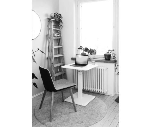 Elektriline töölauaraam STOO® 1-jalaga, must	