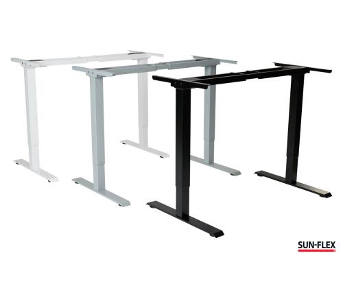 Elektriline töölauaraam SUN-FLEX Deskframe III 2-teleskoobine 2-mootoriga valge