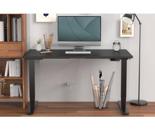 Elektriline töölauaraam Thor 2-jalgne 2-mootoriga 3 mälukohaga must