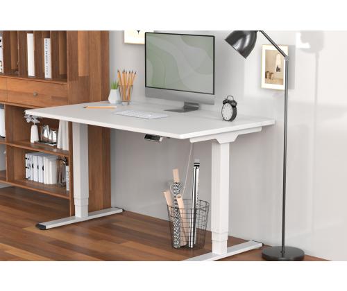 Elektriline töölauaraam THOR 2-jalgne 2-mootoriga 3 mälukohaga valge