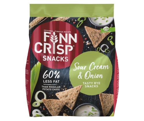 FINN CRISP rukkisnäkid hapukoore ja sibulaga 150g