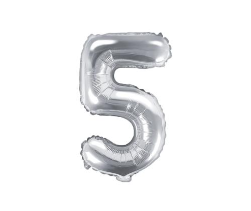 Fooliumist õhupall nr.5 PARTYDECO 1tk