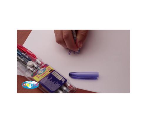 Geelpliiats korgiga CENTRUM kustutatav  0,5mm must