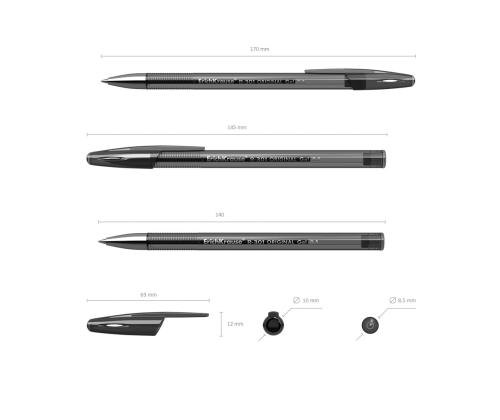 Geelpliiats korgiga ERICH KRAUSE R-301 0,5mm must