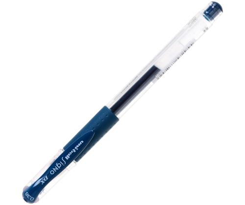 Geelpliiats korgiga UNI-BALL Signo DX UM-151 0,38mm tumesinine