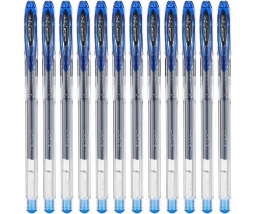 Geelpliiats korgiga UNI-BALL UM-120 0,5mm sinine