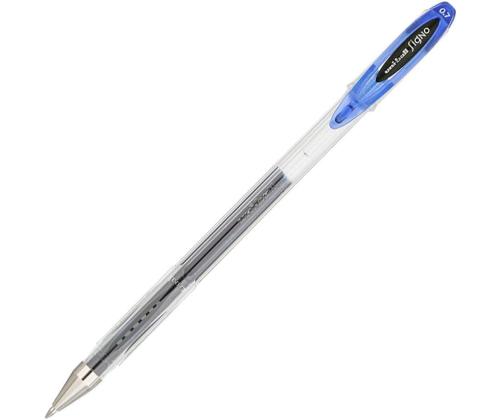 Geelpliiats korgiga UNI-BALL UM-120 0,7mm helesinine