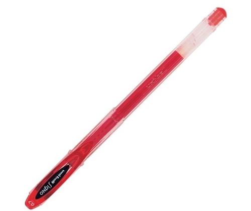 Geelpliiats korgiga UNI-BALL UM-120 0,7mm punane