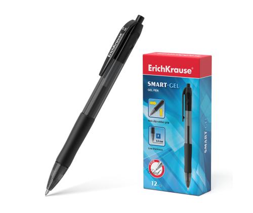 Geelpliiats mehaaniline ERICH KRAUSE Smart Gel 0,5mm must