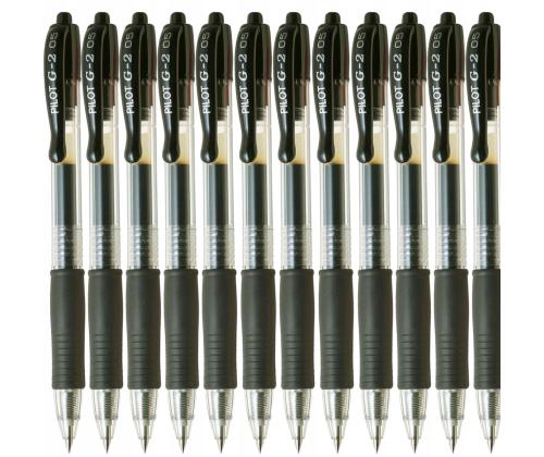 Geelpliiats mehaaniline PILOT G2+ 0,5mm must arhiivipüsiv