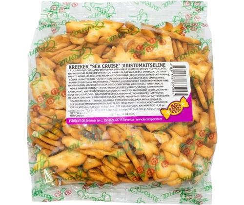 GRONA Pakitud kreeker Sea Cruise juustu 150g