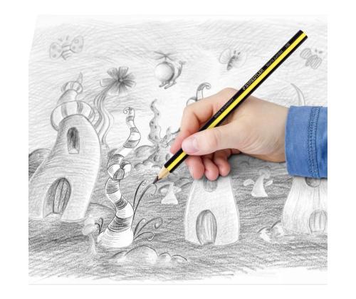 Harilik pliiats STAEDTLER Noris Jumbo 119 HB ergonoomiline teritatud