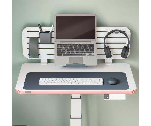 Hiiremattlauamatt LEITZ Deskmat 36x70cm taaskasutatud nahk tumehall