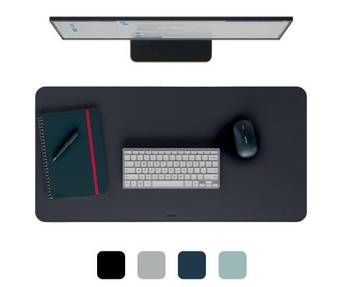 Hiiremattlauamatt LEITZ Large Deskmat 40x80cm Blackmust
