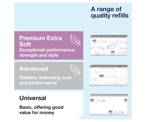 Hoidja lehtkäterätikule TORK  Singlefold Mini Hand Towel must (553108)