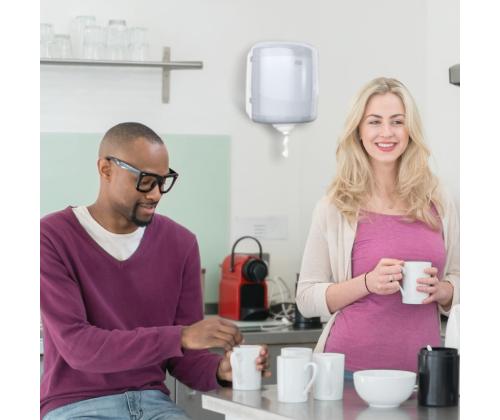 Hoidja rullkäterätikule TORK M4 Reflex Single sheet kesktõmbega valge (473190)