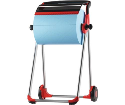 Hoidja tööstuslikule rullpaberile TORK W1/W2 põrandale punane/must