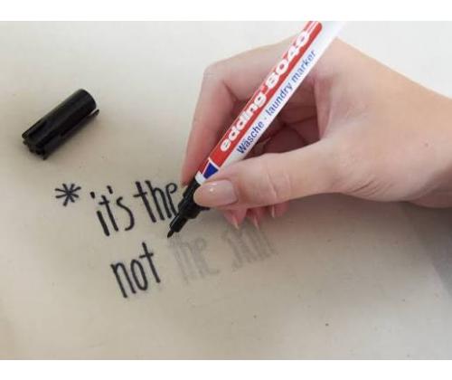 Tekstiilimarker EDDING 8040 1mm must